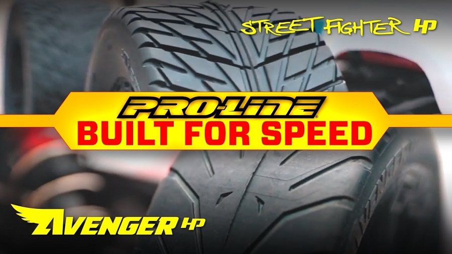 Pro-Line Street Fighter HP 3.8 & Avenger HP BELTED Street Tires