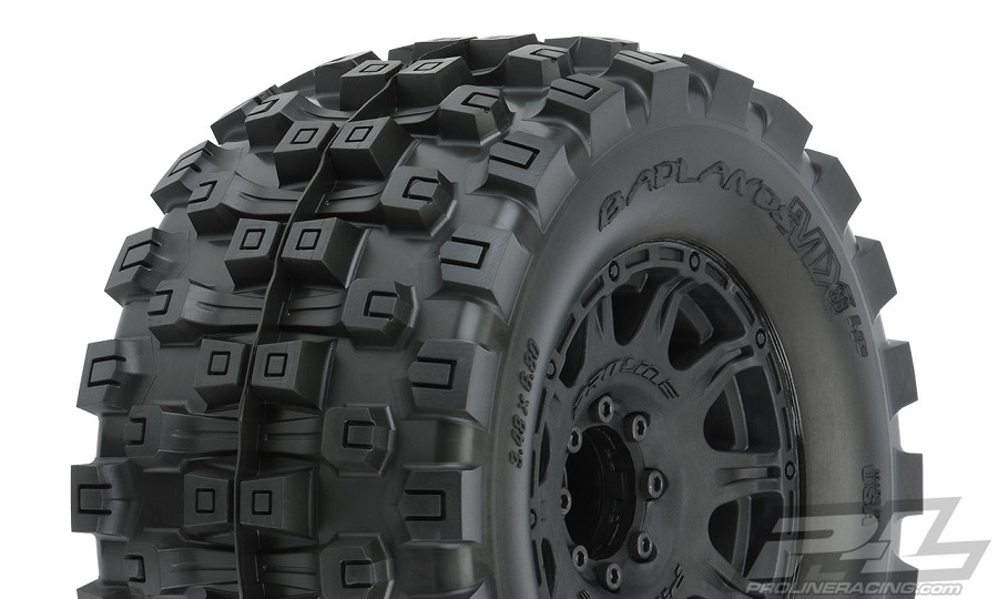 Pro-Line Badlands MX38 HP 3.8" All Terrain BELTED Tires Mounted