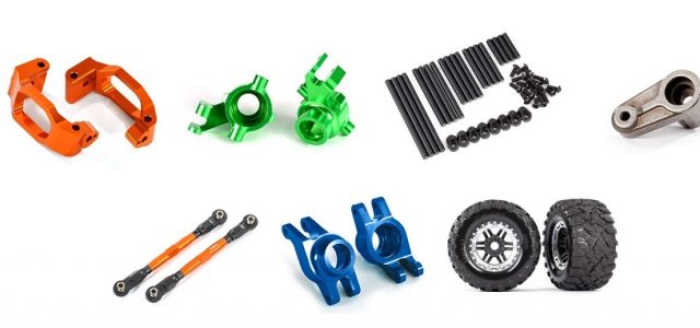 Traxxas Anodized Aluminum, Color Accent Wheels & Option Parts For The Maxx