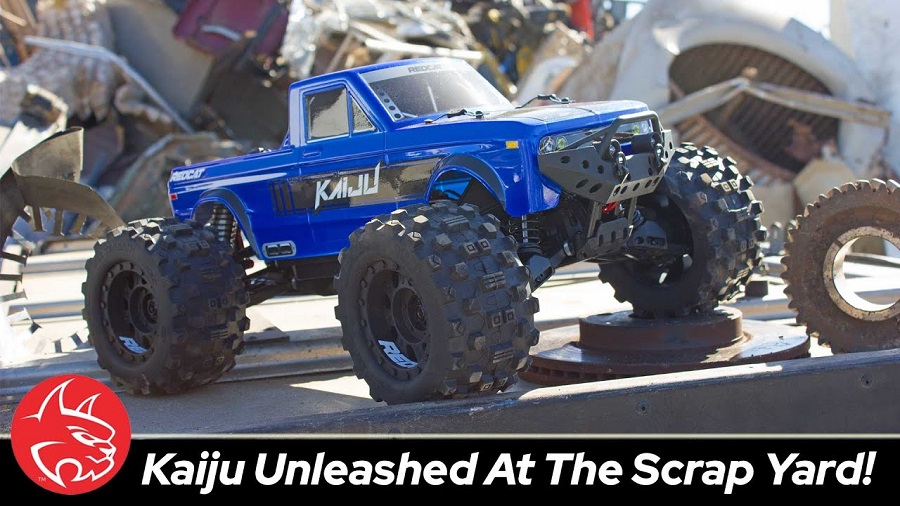 Big Air & Extreme Bashing At The Scrap Yard With The Redcat KAIJU Monster Truck