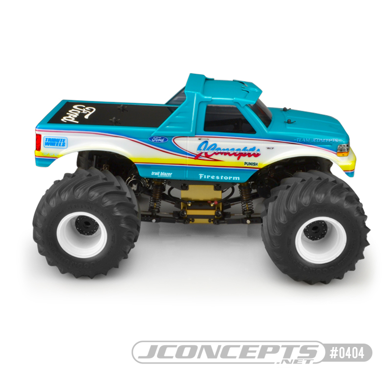 JConcepts 1993 Ford F-250 Clear Monster Truck Body (1)