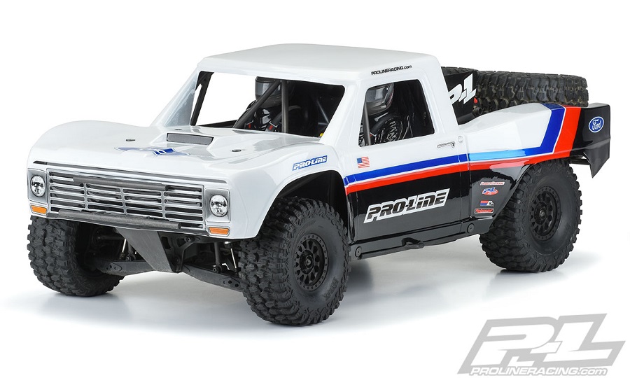 Pro-Line Pre-Cut 1967 Ford F-100 Race Truck Clear Body For The Traxxas Unlimited Desert Racer