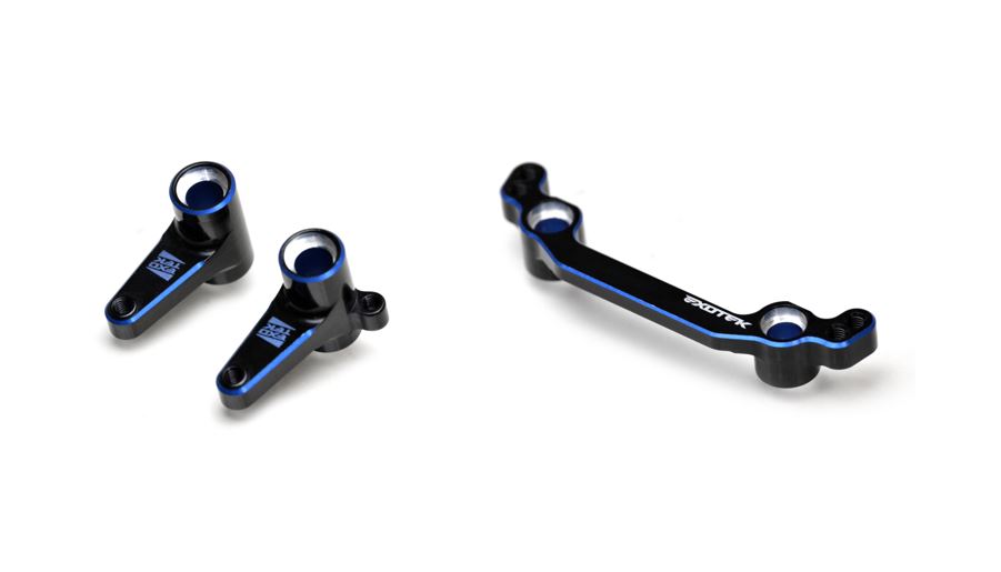 2 Piece Front Rear Metal Tie Rods Steering Servo Steering Rack For  X-Maxx Racio 
