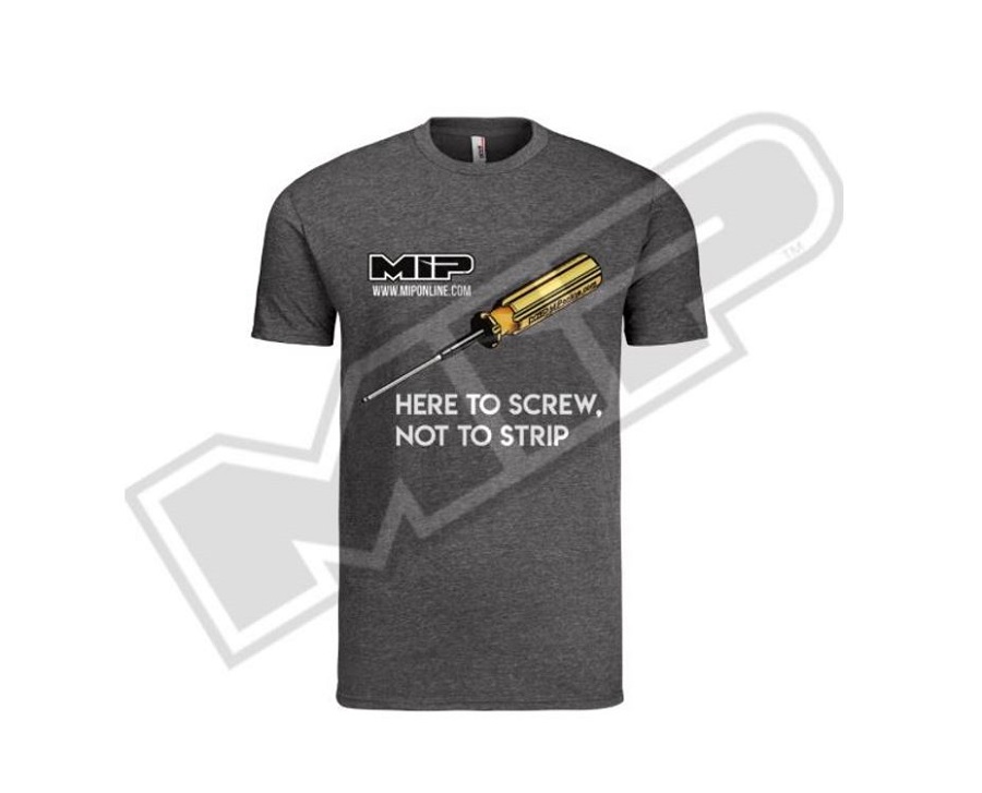 Grey MIP Shirt With Wrench Printing