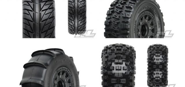 New Pro-Line Mounted Short Course Tires: Trencher X, Badlands, Sling Shot & Street Fighter
