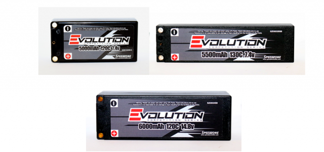 Speedzone Evolution 2S & 4S Lipo Packs