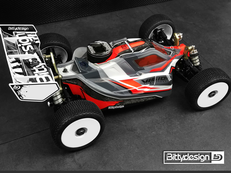 Bittydesign Pre-Cut VISION Clear Body For The Kyosho MP10