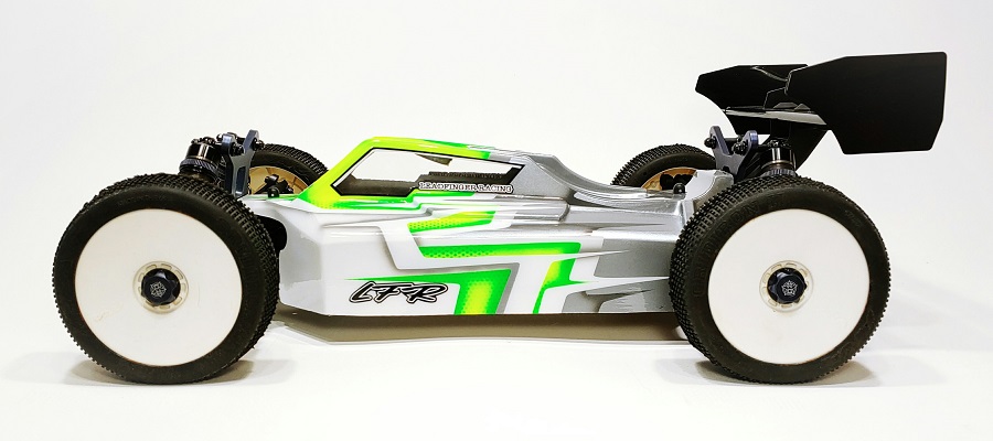 Leadfinger Racing A2.1 Tactic Clear Body & Front Wing For The Tekno EB48 2.0