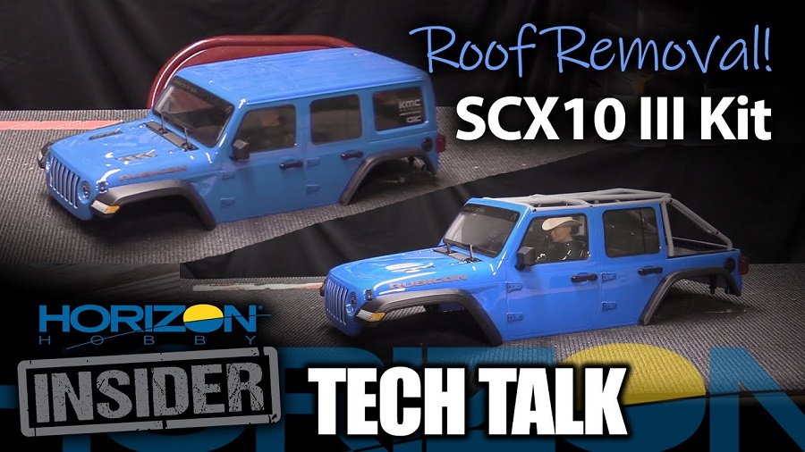 Roof Removal! Axial SCX10 III Kit - Horizon Insider Tech Talk