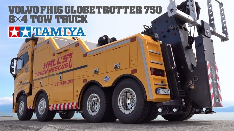 Tamiya 56362 Volvo FH16 Globetrotter 750 8×4 Tow Truck