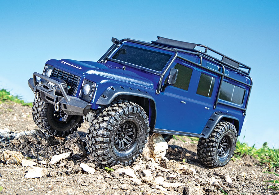 Traxxas TRX-4 Now Available With Blue Land Rover Defender Body
