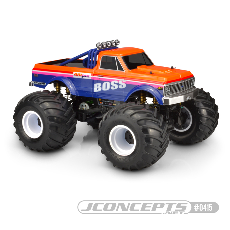 JConcepts 1970 Chevy K10 Clear Monster Truck Body