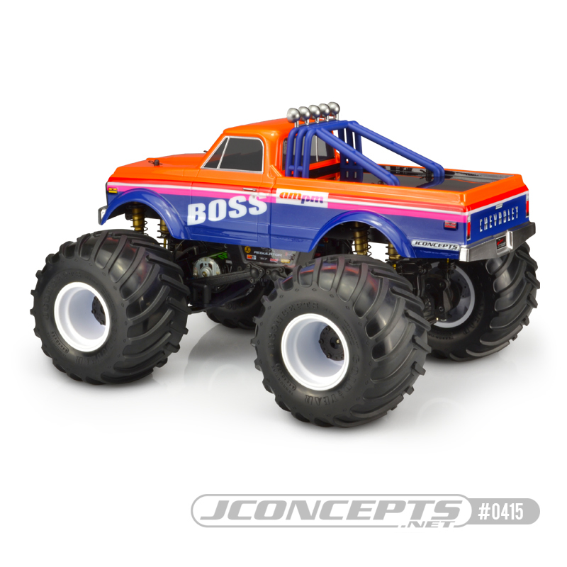 JConcepts 1970 Chevy K10 Clear Monster Truck Body