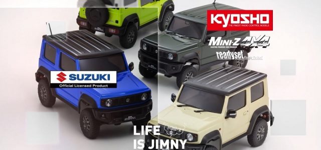 Kyosho Mini-Z 4×4 Jimmy Available In 4 Colors [VIDEO]