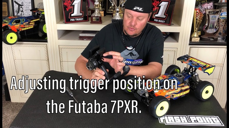 Mugen's Adam Drake Shows You How To Adjust The Trigger On A Futaba 7PXR