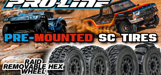 Pro-Line Pre-Mounted SC Tires | Raid 6×30 Removable Hex System [VIDEO]