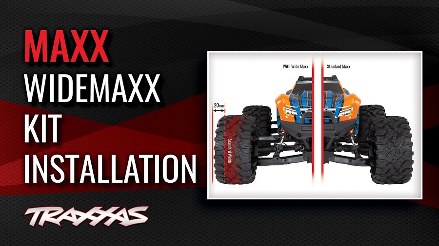 WideMaxx Kit Installation In A Traxxas Maxx