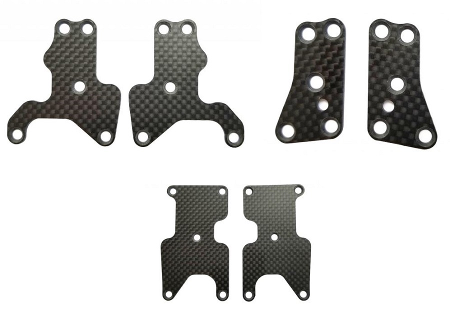 Factory Team Suspension Arm Inserts For The RC8B3.2