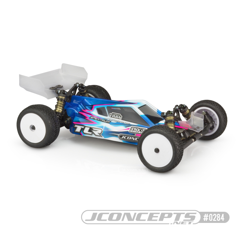JConcepts P2 Clear Body & S-Type Wing For The TLR 22 5.0 Elite
