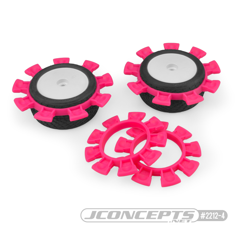 JConcepts Satellite Tire Rubber Bands Now Available In White, Pink & Green Color Options