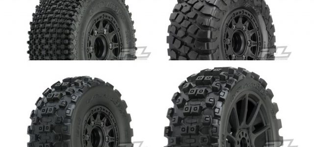 Pro-Line Pre-Mounted BFGoodrich KR2, Badlands MX & Gladiator SC Tires