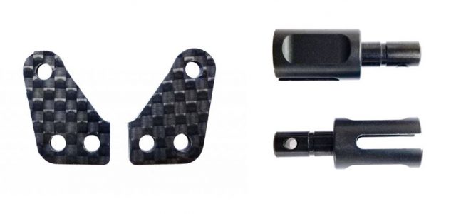 Team Associated Updated Differential Outdrives & New Steering Block Arms For The B74