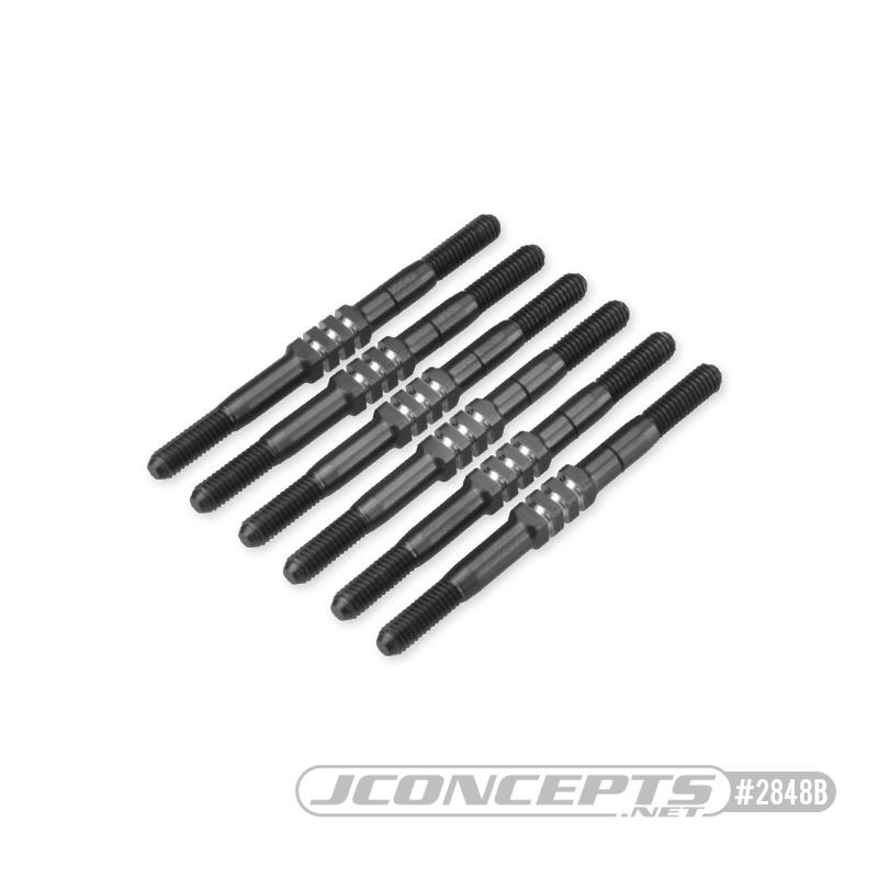 JConcepts Black 3.5mm Fin Turnbuckle Kit For The TLR 22 5.0