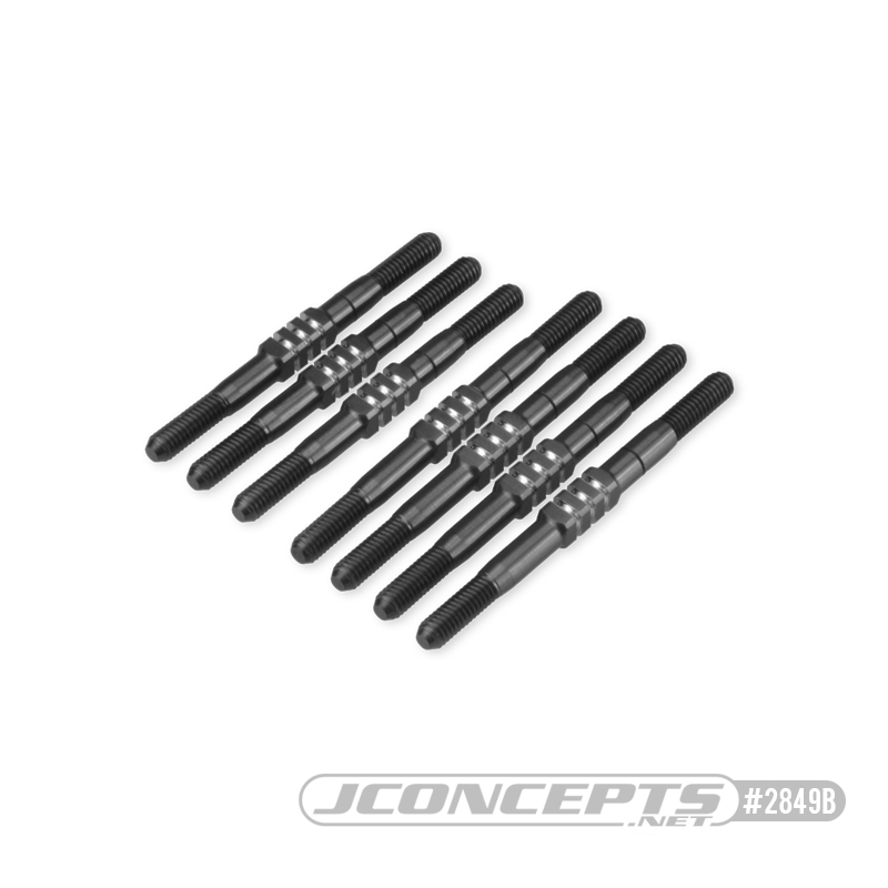 JConcepts Black 3.5mm Fin Turnbuckle Kit For The TLR 22X-4