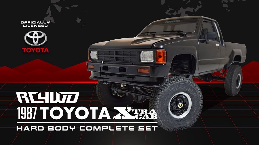 Back To The Trails RC4WD 1987 Toyota XtraCab Hard Body Complete Set Teaser
