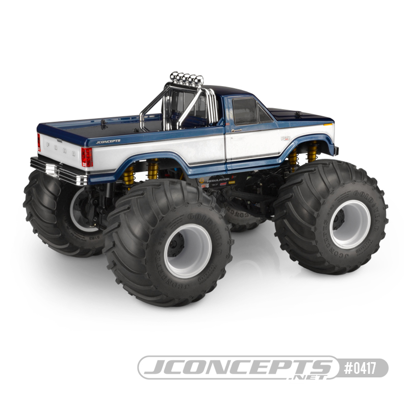 JConcepts 1984 Ford F-250 Monster Truck Clear Body