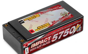Muchmore IMPACT Silicon Graphene 5750mAh/7.6V 140C Flat Hard Case Shorty LiPo Battery