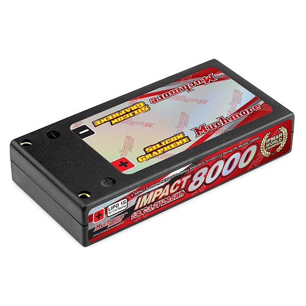 Muchmore IMPACT Silicon Graphene FD4 8000mAh/3.7V 130C Hard Case LiPo Battery