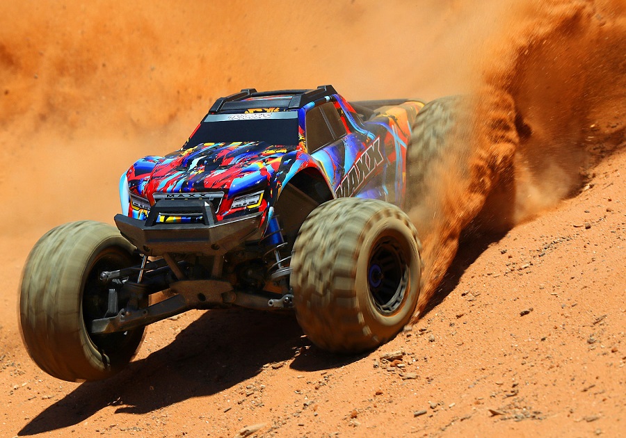 Traxxas Maxx Now With Rock 'N Roll Paint Scheme