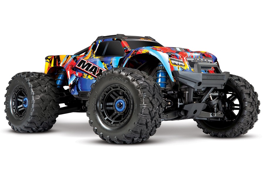 Traxxas Maxx Now With Rock 'N Roll Paint Scheme