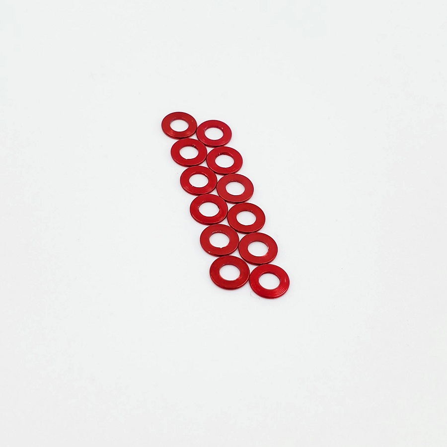 XactRC Aluminum Ball Stud Washers, Double-Sided & Hook/Loop Tape