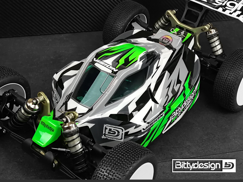 Bittydesign Vision Pre-Cut Clear Body For The Kyosho MP10E 