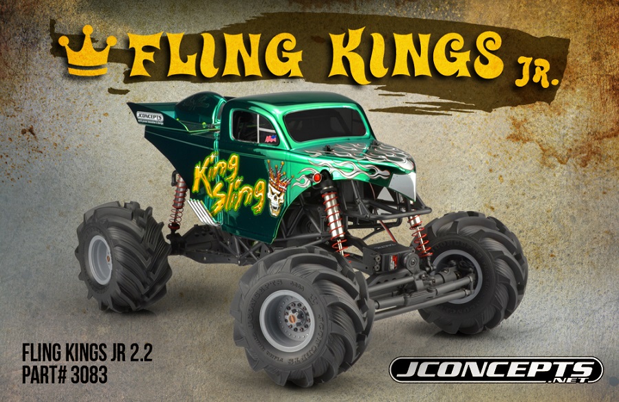 JConcepts Fling Kings Jr 2.2" Monster Truck Tires
