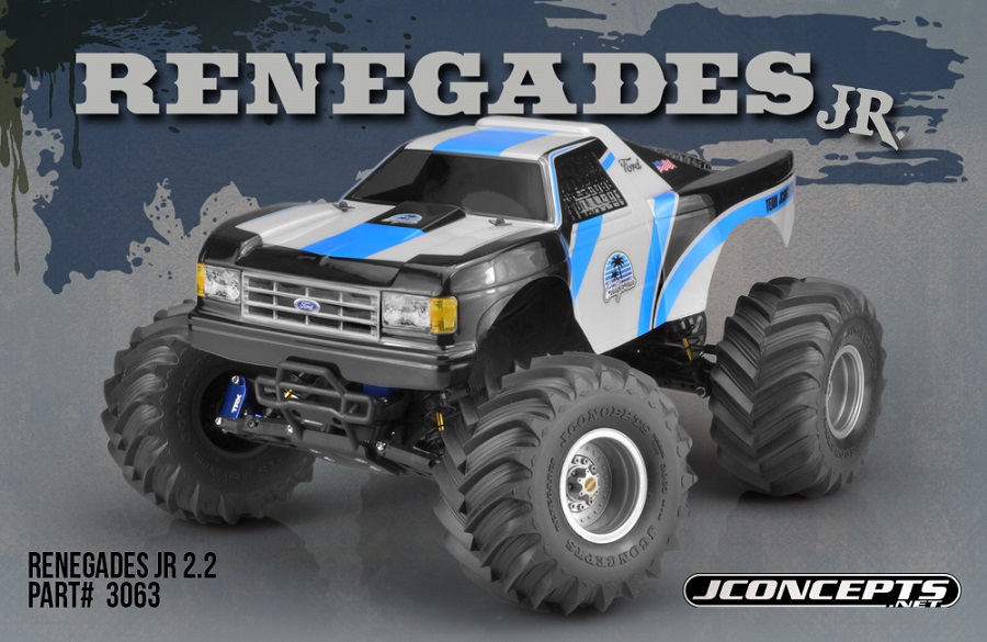 JConcepts Renegades Jr 2.2 Monster Truck Tires