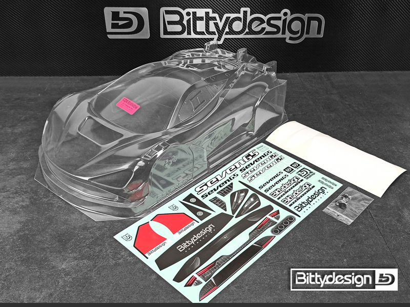 Bittydesign Seven65 1/8 GT 325mm WB Clear Body