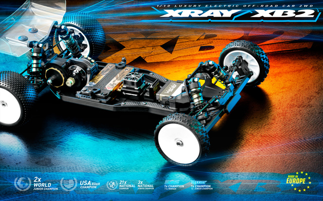 XRAY XB2 '21 2WD Buggy Carpet & Dirt Editions