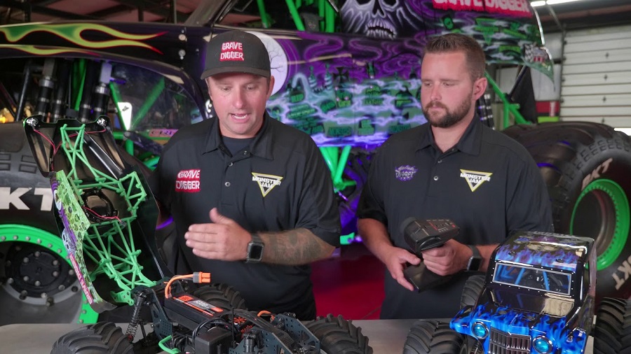 1st Look With Adam & Ryan Anderson Of The Losi LMT Grave Digger & Son Uva Digger