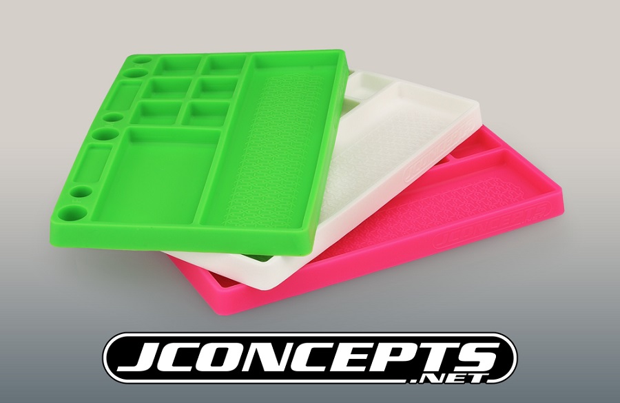 JConcepts Rubber Parts Tray Now Available In White, Pink & Green