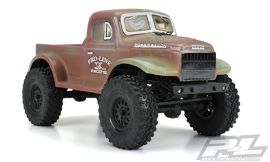 Pro-Line 1946 Dodge Power Wagon Clear Body For The SCX24
