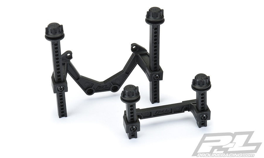 Pro-Line Extended Front and Rear Body Mounts For The Traxxas Rustler 4x4