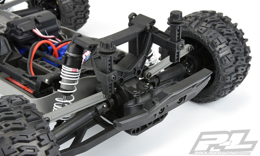 Pro-Line Extended Front and Rear Body Mounts For The Traxxas Rustler 4x4