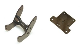 STRC High-Down Force Rear Wing Support & Steering Bellcrank Plate For ARRMA Vehicles