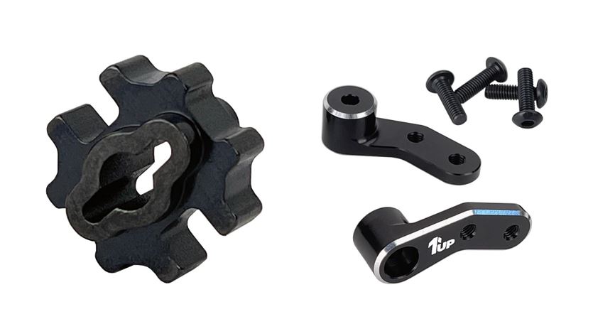 1up Racing Vertical Rear Shock Mounts & Hardened Steel Diff Lockout For The Team Associated DR10
