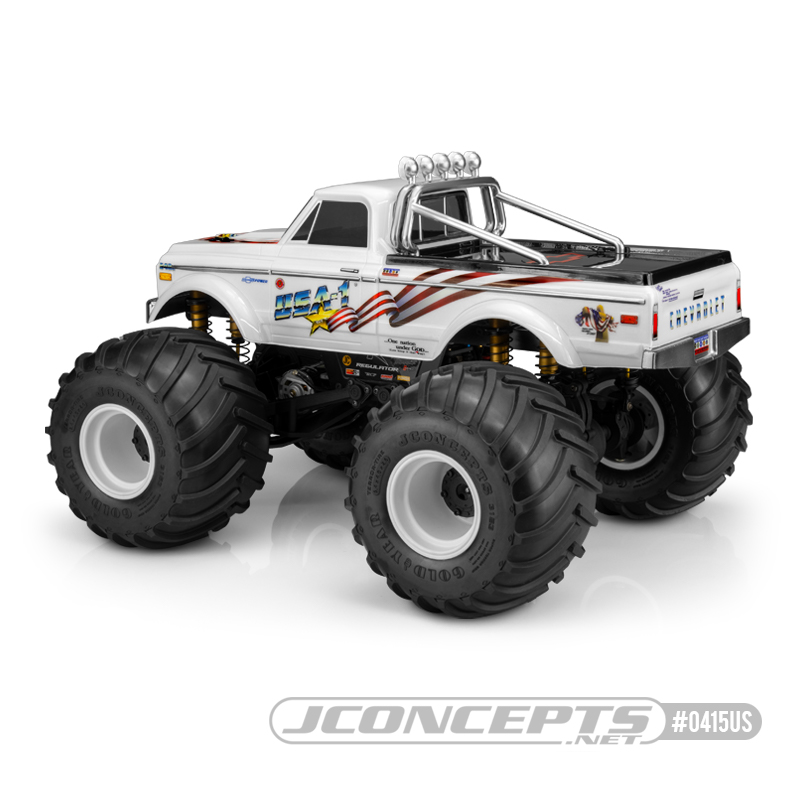 JConcepts 1970 Chevy K10 USA-1 Edition Monster Truck Body