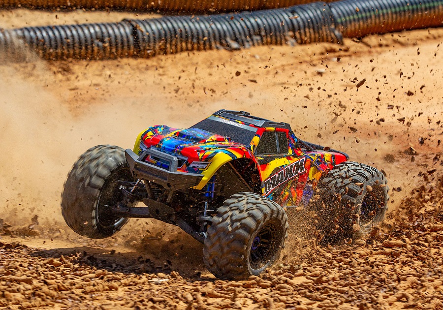 Traxxas Maxx Now Available With New Solar Flare Paint Scheme