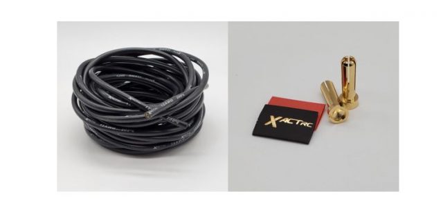 XactRC IRx 5mm Bullet Plugs & 12GA Black Wire